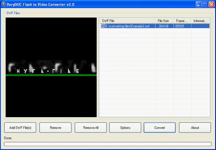 SWF to AVI Converter