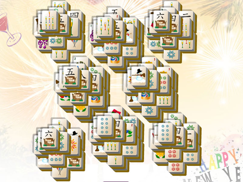 Champagne Bubbles Mahjong