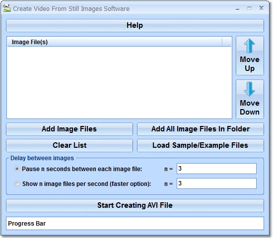 Create Video From Still Images Software
