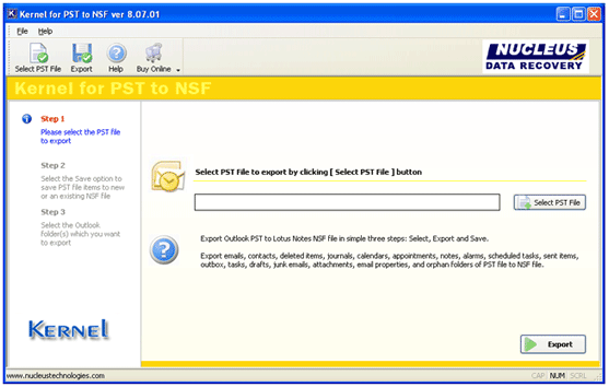 Outlook to Notes Tool