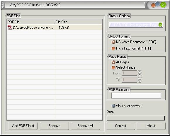 Image PDF to Searchable Word Converter