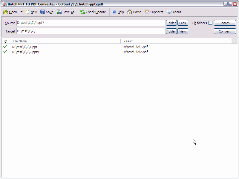 Batch PPT to PDF Converter