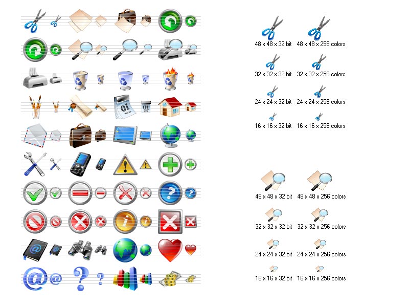 Vista Toolbar Ikons