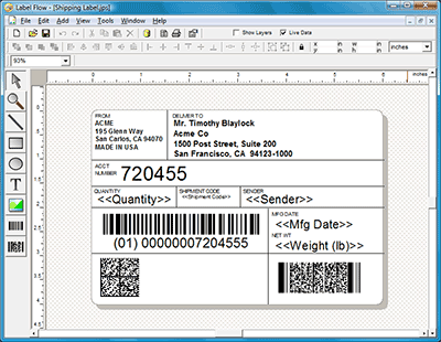 Label Flow Barcode Labeling Software