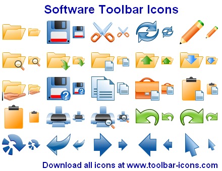 Software Toolbar Ikons