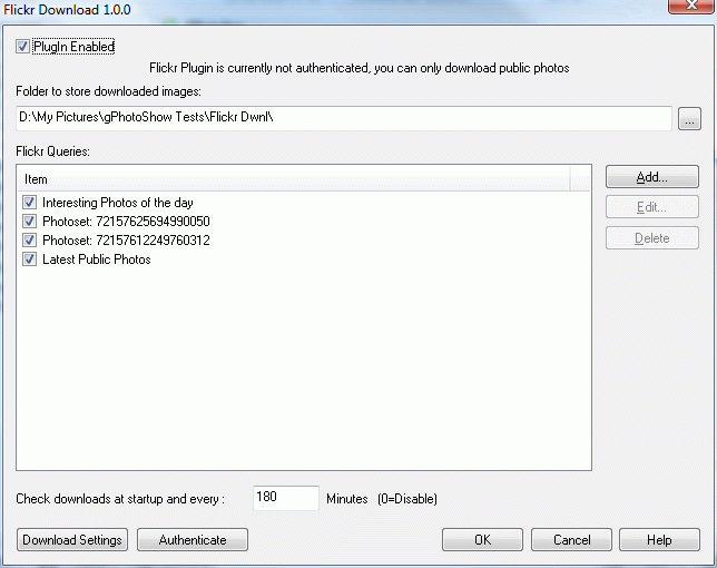 Flickr Wallpaper Changer Downloader