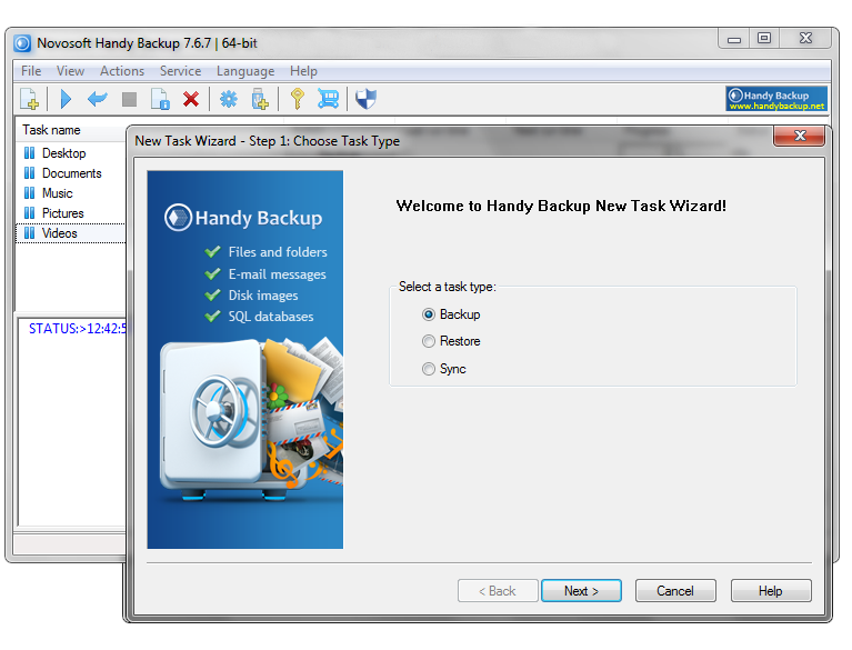 Handy Backup Small Server