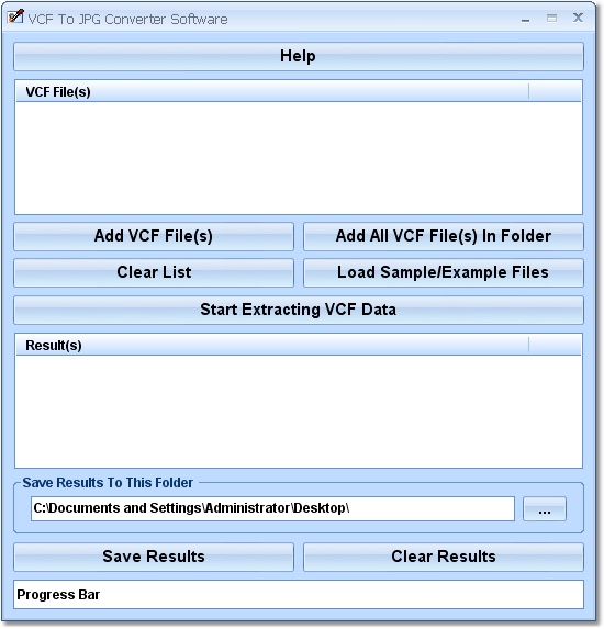 VCF To JPG Converter Software