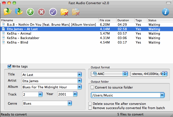 Fast Audio Converter MAC