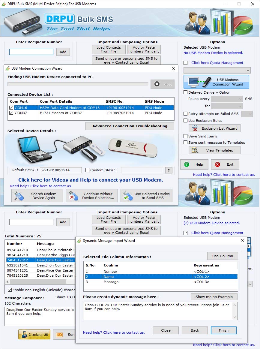 SMS GSM Modem