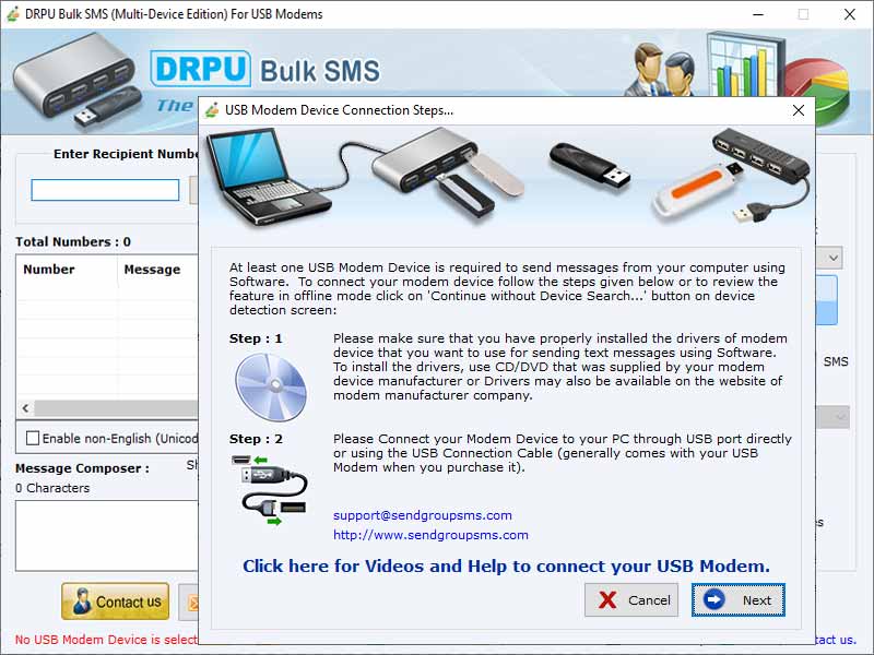 GSM Modem to Send SMS