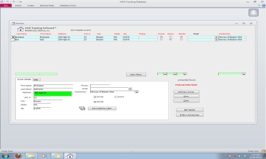 HOA Tracking Database Software