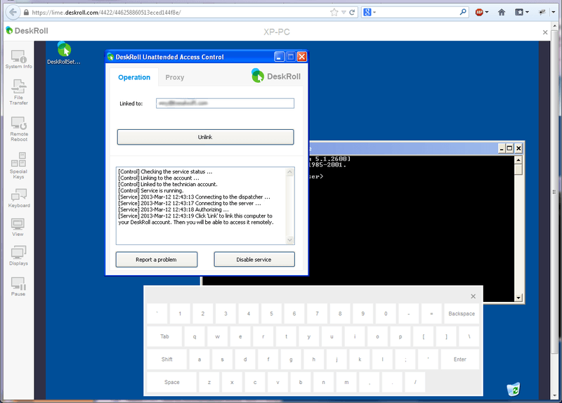 Deskroll Remote Desktop
