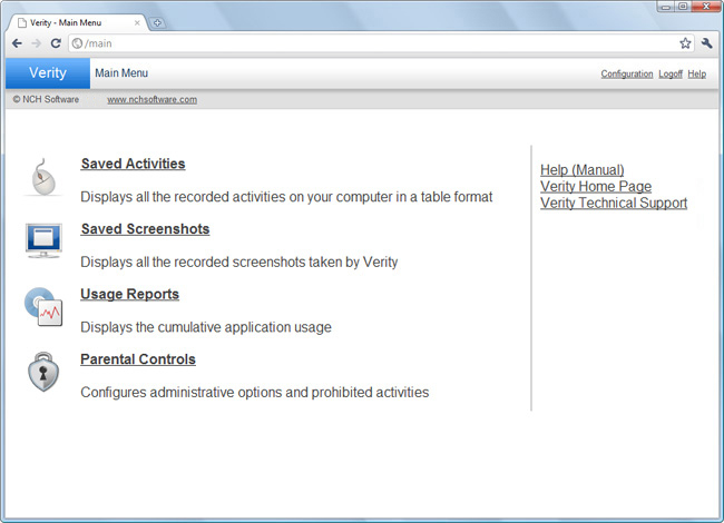 Verity Parental Control Software