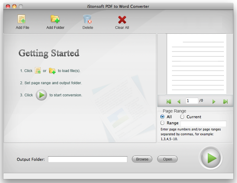 iStonsoft PDF to Word Converter for Mac