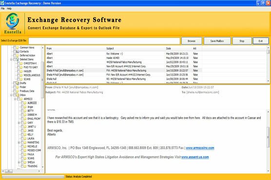 Recover Mailbox from Exchange 2010
