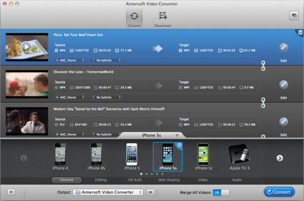 Aimersoft Video Converter for Mac