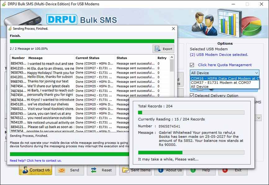 GSM Modem for SMS