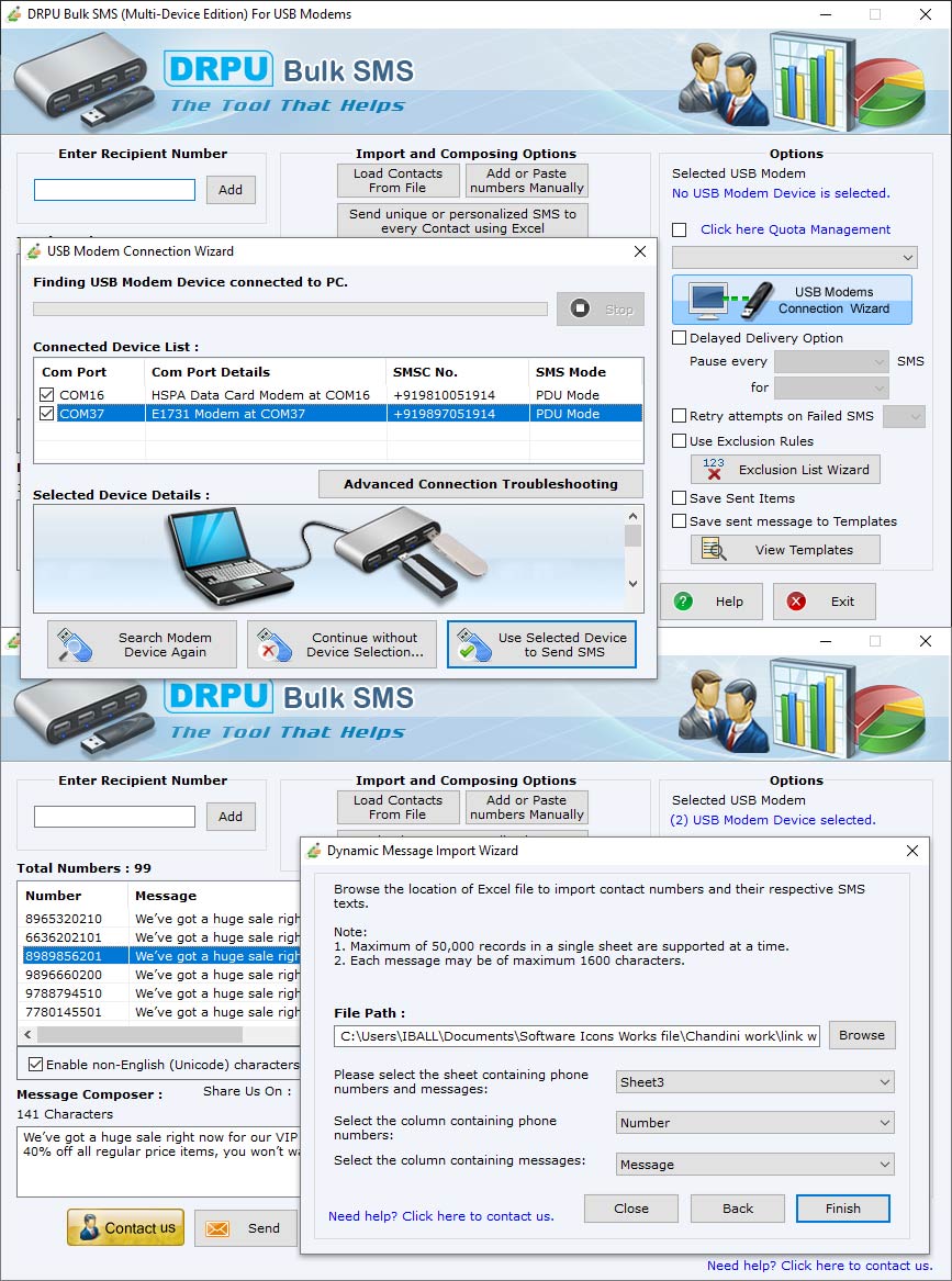 SMS USB Modem