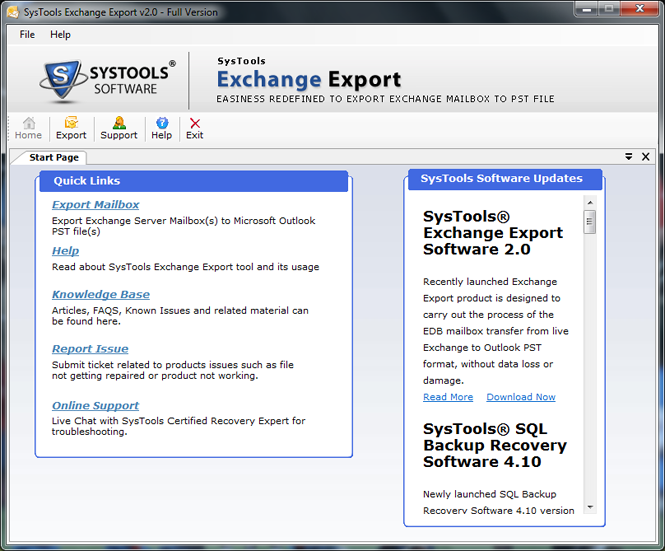 Exchange Export