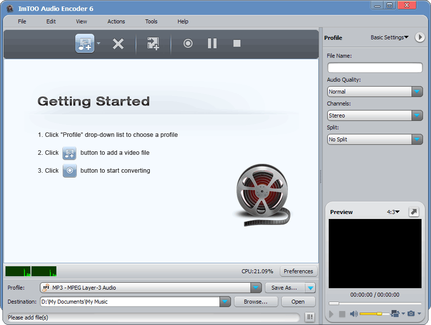 Free ImTOO Audio Encoder Tool