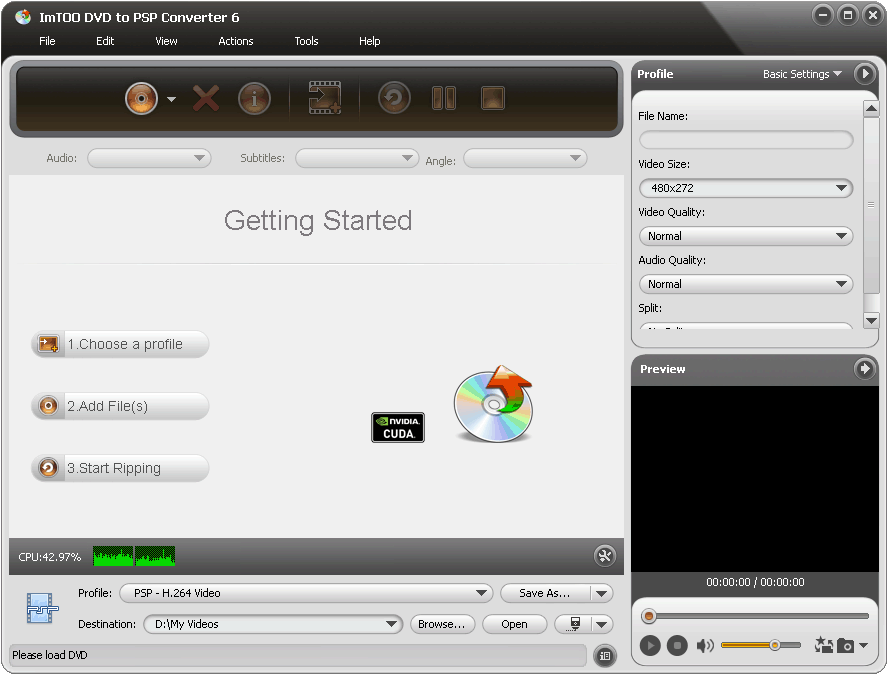 ImTOO DVD to PSP Converter Tool