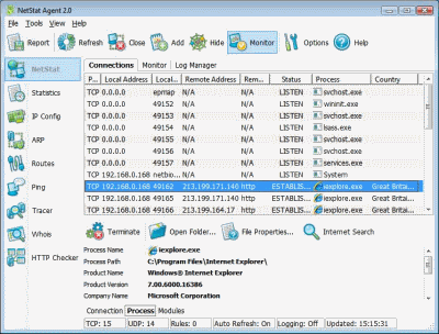 NetStat Agent Tool