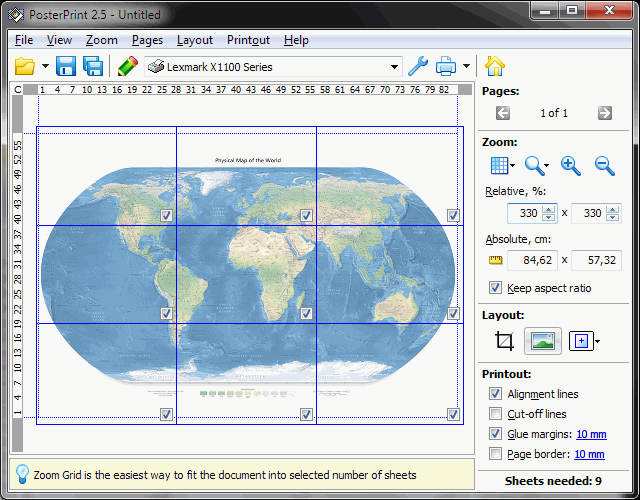 PosterPrint Tool
