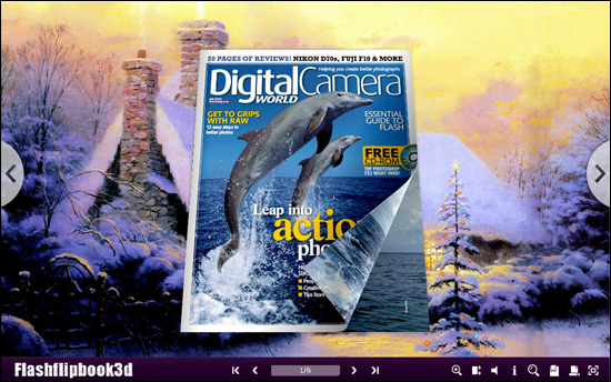 Flipping Book 3D Themes Pack: Snowing