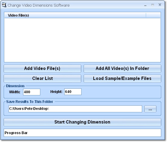 Change Video Dimensions Software