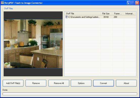 Flash Movie to Image Converter