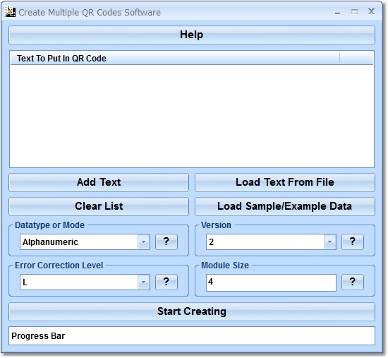 Create Multiple QR Codes Software