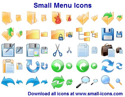 Small Menu Icons