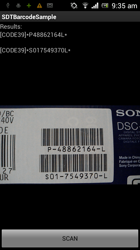 Barcode Reader SDK for Android