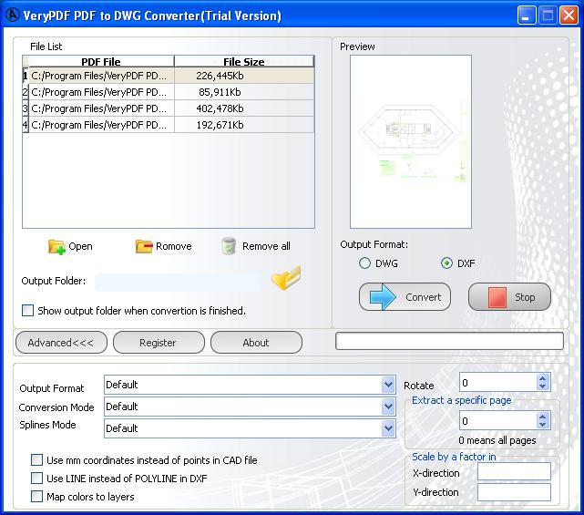 PDF to DXF Exporter