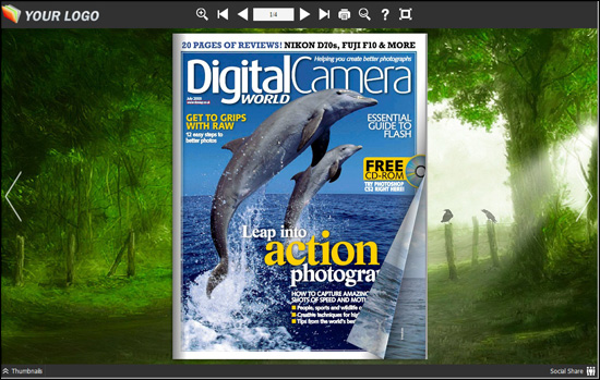 FlipBook Creator Themes Neat: Symphony