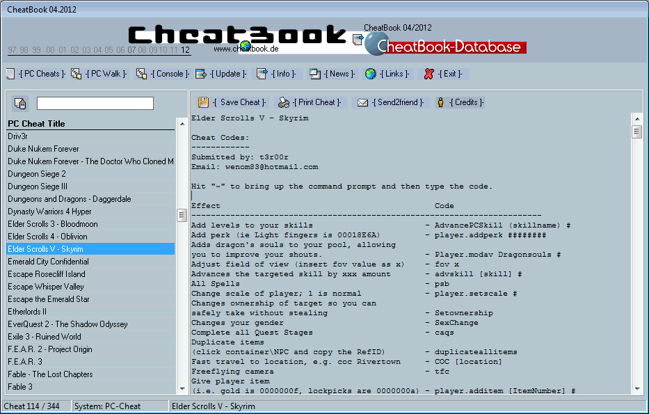 CheatBook Issue 04/2012