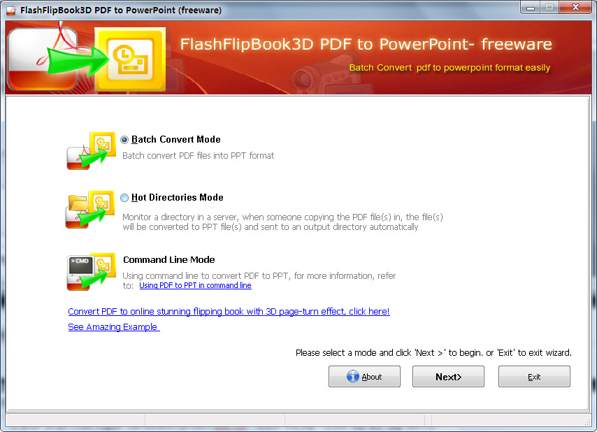 FlippingBook3D PDF to PowerPoint  Converter (Freew