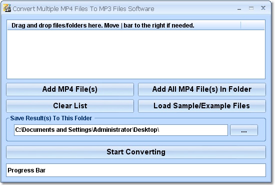 Convert Multiple MP4 Files To MP3 Files Software