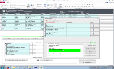HR Access Database Software