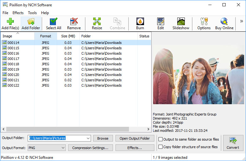 Pixillion Free Image Converter