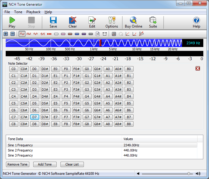 Tone Generator for Mac