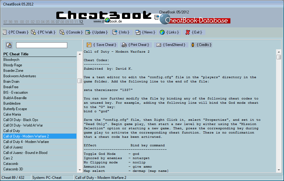 CheatBook Issue 05/2012