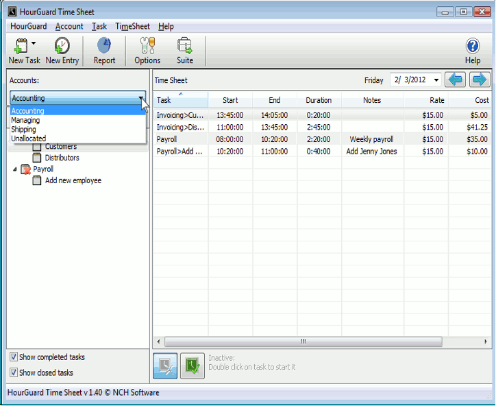 HourGuard Timesheet Software