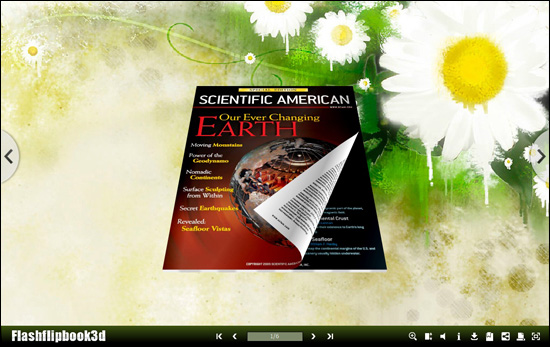 Flipping Book 3D Themes Pack: Fragrant