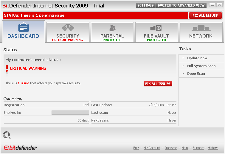 BitDefender Internet Security Tool