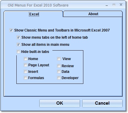 Old Menus For Excel 2010 Software Tool