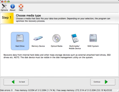 FILERECOVERY 2012 Standard Mac