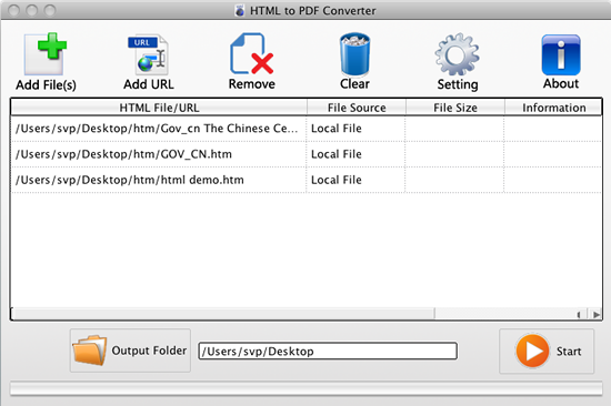 VeryPDF HTML to PDF Converter for Mac