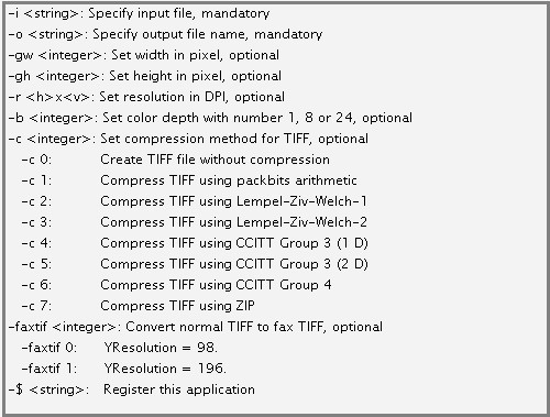 PCL to TIFF Converter Shell for Mac